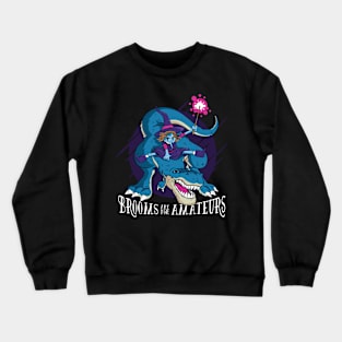 Witch rides on T-REX Crewneck Sweatshirt